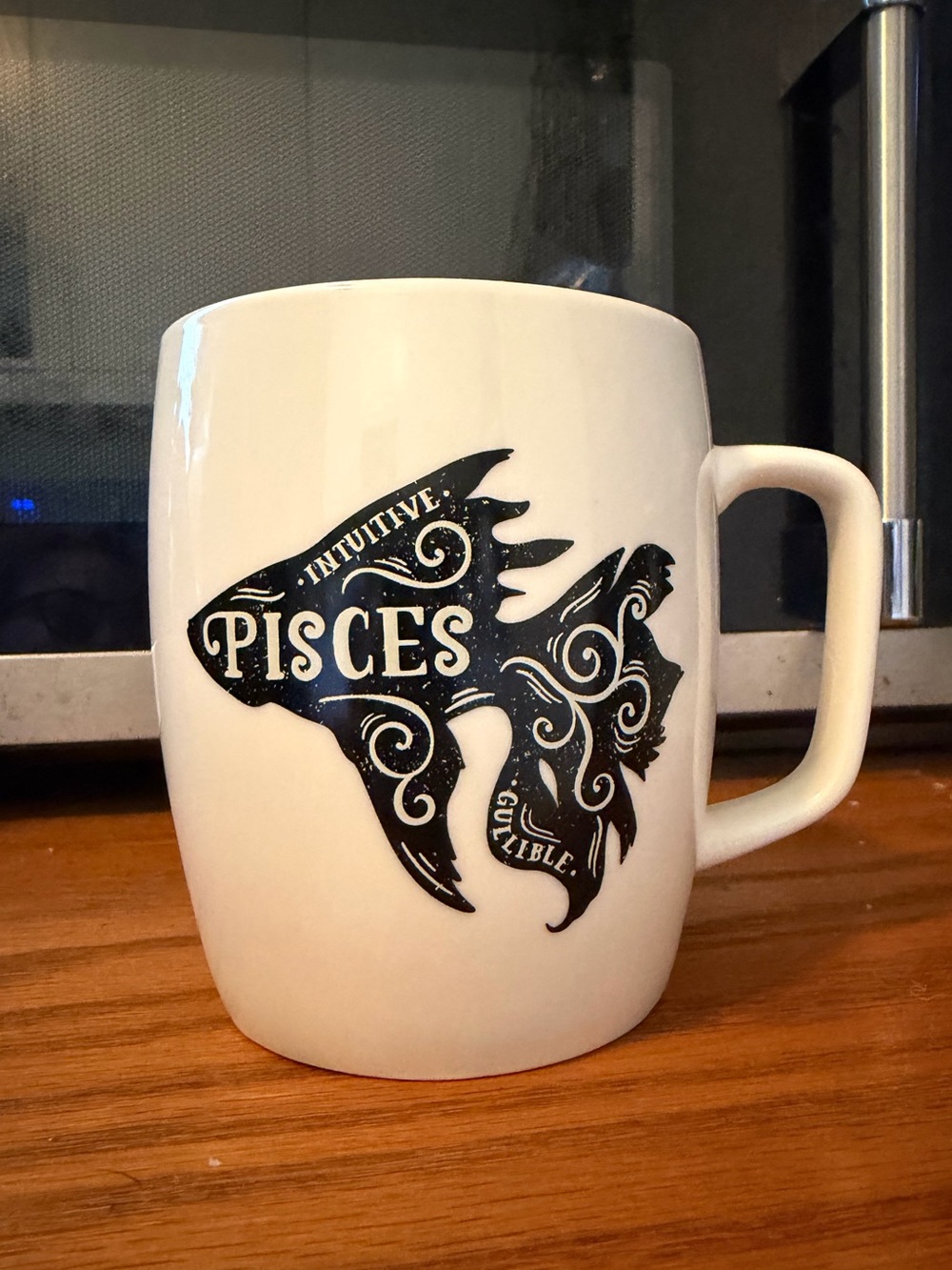 Pisces coffee mug, like new, never used